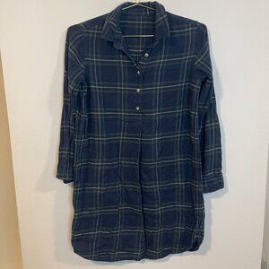 Plaid Shirt Dress